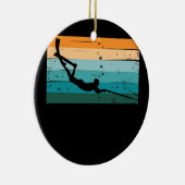 Funny Spearfish Gift for Men Women Dive Keramisch Ornament (Rechts)