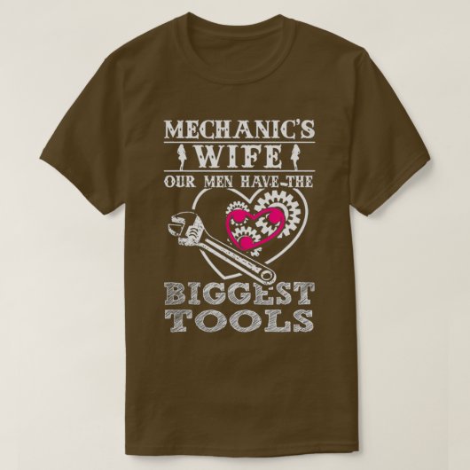 Funny Special Edition Mechanic Wife Breigst Tool T-shirt (Design voorkant)