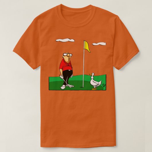Funny Spectickles Golfgans Toon Humor T-shirt (Design voorkant)