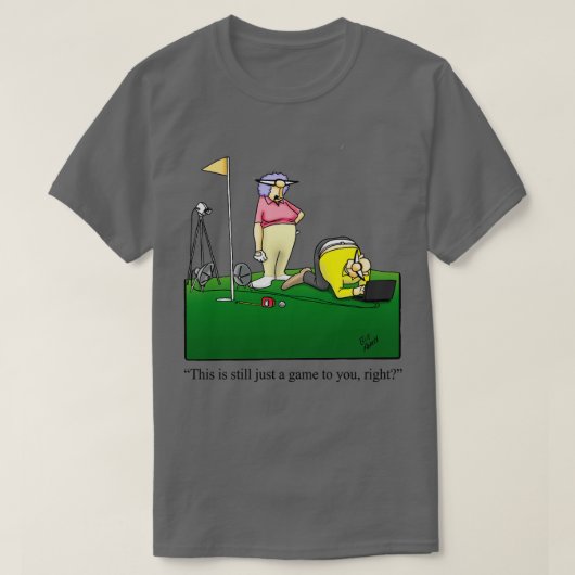Funny Spectickles Golftoon Humor 2 T-shirt (Design voorkant)