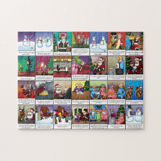 Funny Spectickles kerstHumor Puzzle Legpuzzel (Horizontaal)