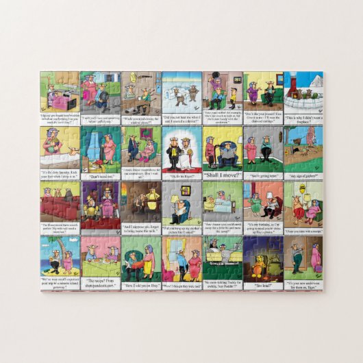 Funny Spectickles Marriage Humor Puzzle Legpuzzel (Horizontaal)
