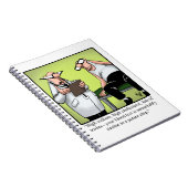 Funny Spectickles Medical Health Cartoon Humor Notitieboek (Rechterzijde)