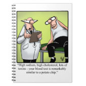 Funny Spectickles Medical Health Cartoon Humor Notitieboek (Voorkant)