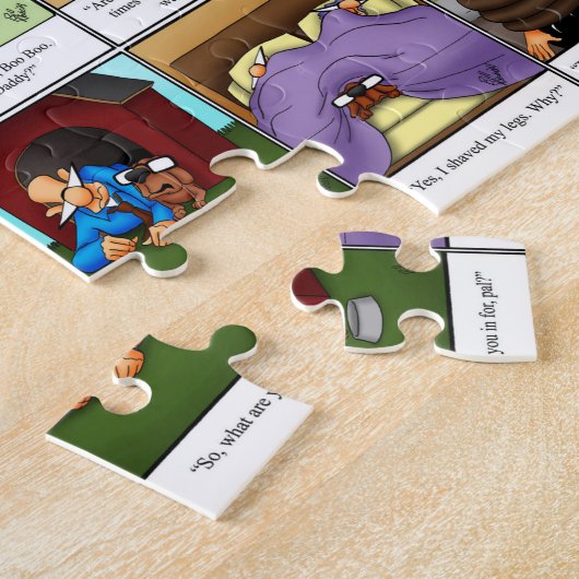 Funny Spectickles Pet Humor Puzzle Legpuzzel (Zijkant)