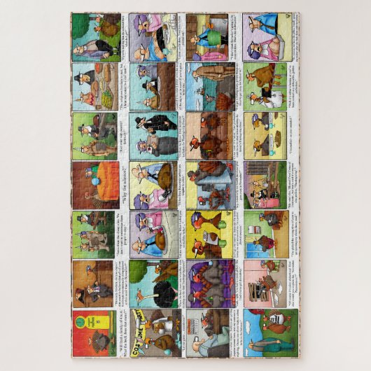 Funny Spectickles Thanksgiving Puzzle Legpuzzel (Verticaal)