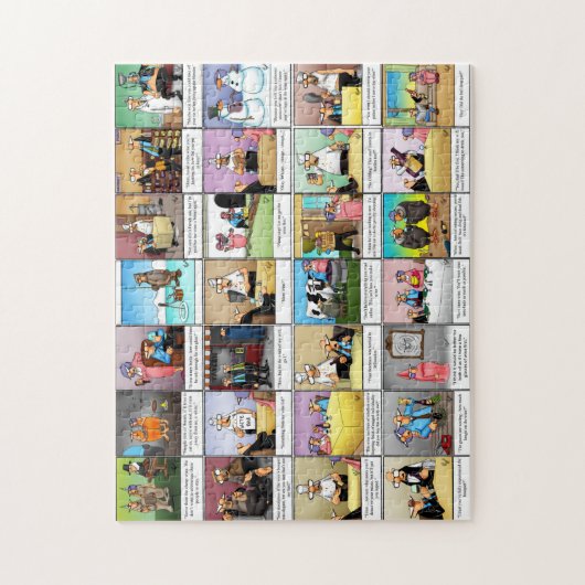 Funny Spectickles Wine Humor Puzzle Legpuzzel (Verticaal)