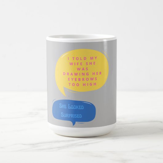 Funny Speech Eyebrows Morphing Mok (Midden)