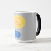 Funny Speech Eyebrows Morphing Mok (Voorkant rechts)