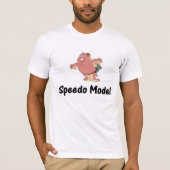Funny Speedo Model T-shirt (Voorkant)