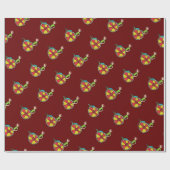 Funny Speedy-rolstoelgebruiker Cadeaupapier (Vlak)