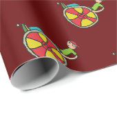 Funny Speedy-rolstoelgebruiker Cadeaupapier (Rol Hoek)
