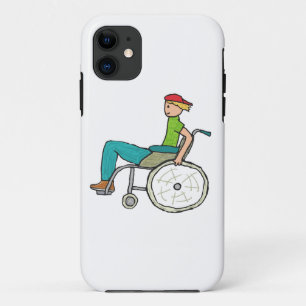Funny Speedy-rolstoelgebruiker Case-Mate iPhone Case