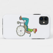 Funny Speedy-rolstoelgebruiker Case-Mate iPhone Case (Achterkant (horizontaal))
