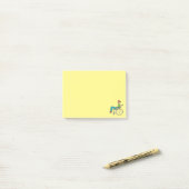 Funny Speedy-rolstoelgebruiker Post-it® Notes (Op bureau)
