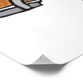 Funny Speedy-rolstoelgebruiker Poster (Hoek)