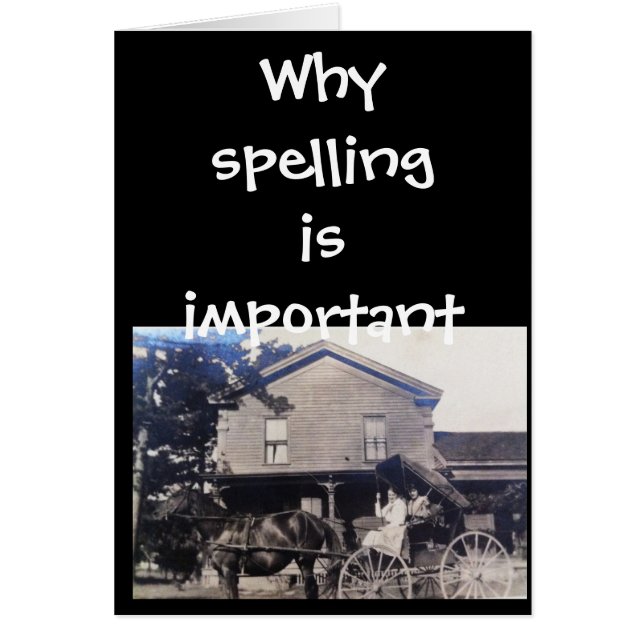 Funny Spelling Lesson voor Vrouwen (Voorkant)