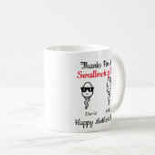 Funny Sperm Bedankt voor niet-slikken van Moederda Koffiemok (Voorkant rechts)