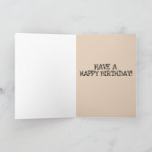 FUNNY SPHYNX CAT BIRTHDAY-WENSKAARTEN KAART (Binnen)