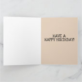 FUNNY SPHYNX CAT BIRTHDAY-WENSKAARTEN KAART (Binnen)