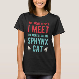 Funny Sphynx Cat T-shirt