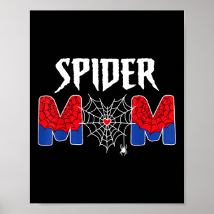 Funny Spider Mom Mama Moederdag voor Vrouwen Meisj Poster