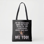 Funny Spider Revenge Halloween Tote Bag (Voorkant)