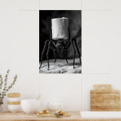 Funny Spider Toilet Paper Roll Bathroom Art Print (Keuken)