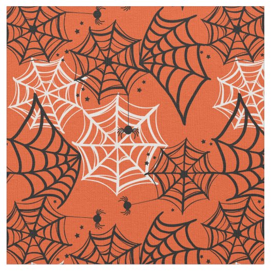 Funny Spiderweb Spiders Halloween Costume Stof (Close Up)