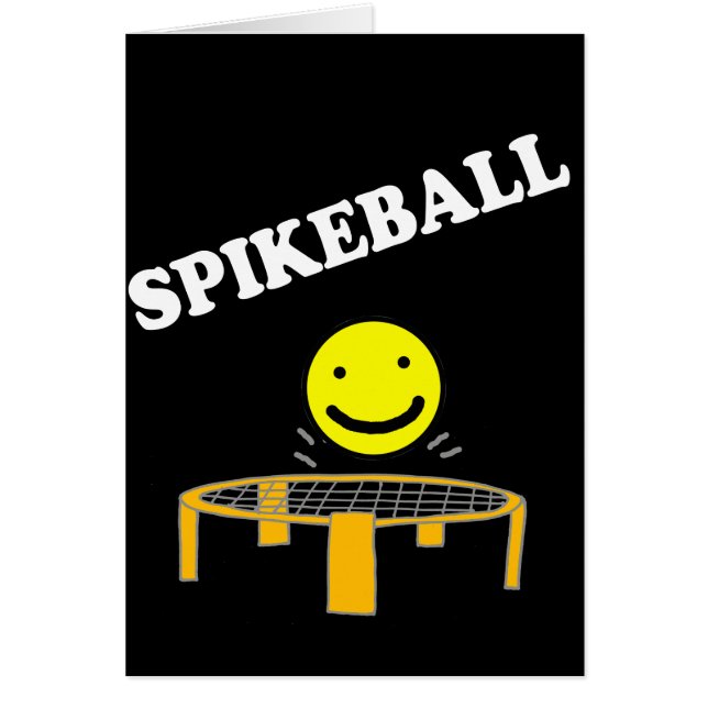 Funny Spikeball Net met Smile Face Art (Voorkant)