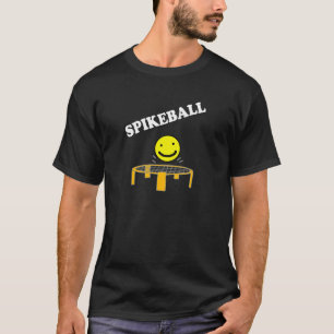 Funny Spikeball Net met Smile Face Art T-shirt