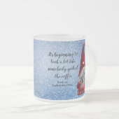Funny Spiked Coffee Christmas Mug Matglas Koffiemok (Voorkant rechts)