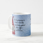 Funny Spiked Coffee-Mok voor kerstmis Koffiemok (Voorkant links)