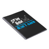 Funny Spin Class Indoor Cycling Spinning Spin Hair Notitieboek (Rechterzijde)