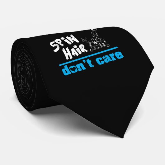 Funny Spin Class Indoor Cycling Spinning Spin Hair Stropdas (Opgerold)