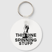 Funny Spinning Sleutelhanger -  deze spinnen (Voorkant)