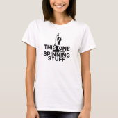 Funny Spinning T-shirt -  deze één draaien (Voorkant)