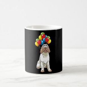 Funny Spinone Italiano Dog met ballonnen Koffiemok