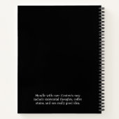 Funny Spiral Notitieboek voor studenten (Achterkant)