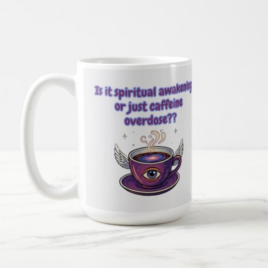 Funny spiritual awakening koffiemok (Links)