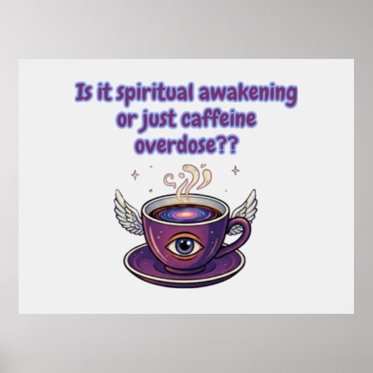 Funny spiritual awakening poster (Voorkant)