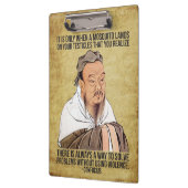 Funny Spiritueel Quote - Mosquito op testikels Klembord (Links)