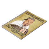 Funny Spiritueel Quote - Mosquito op testikels Notitieboek (Linkerzijde)