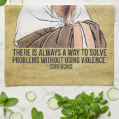 Funny Spiritueel Quote - Mosquito op testikels Theedoek (Gevouwen)