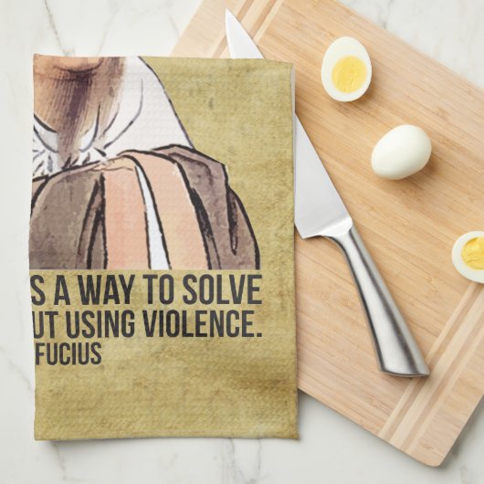 Funny Spiritueel Quote - Mosquito op testikels Theedoek (Quarter Fold)