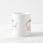 Funny spirituele chakra-kleuren koffiemok (Center)