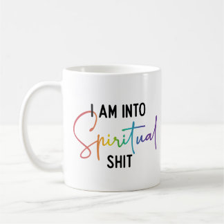 Funny spirituele chakra-kleuren koffiemok