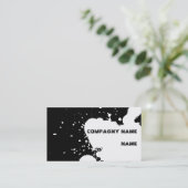 Funny splatter visitekaartje (Staand voorkant)