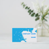 Funny splatter visitekaartje (Staand voorkant)