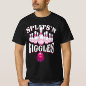 Funny Splits _n Giggles Bowling Team Bowler Sport T-shirt (Voorkant)